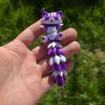 - Breloc: Pisicuța mov