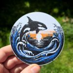 - Suport pahare: Delfin în Valuri